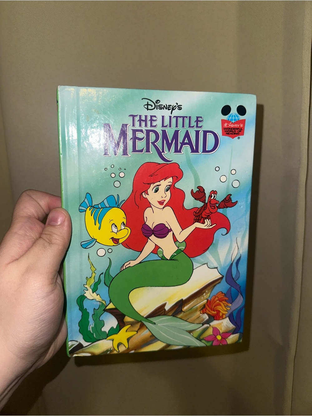 VTG 1993 first edition hardcover storybook titled Disney's The Little Mermaid